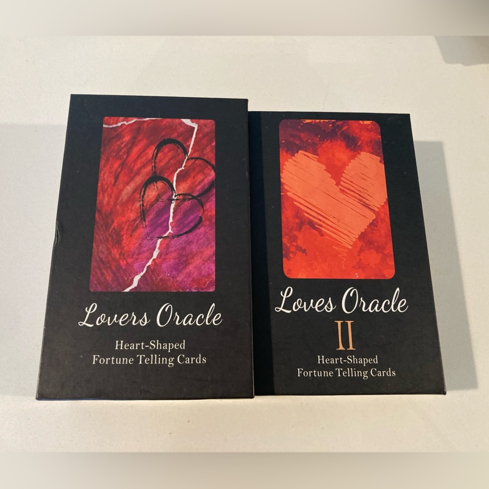 Lovers Oracle Heart-Shaped Fortune Telling Cards